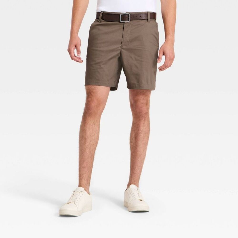 Men's Cooling Golf Shorts 7" - All In Motion Brown 32